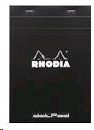 DOT PAD RHODIA PUNTOS BLACK 80H GRAP.80GR 14,8