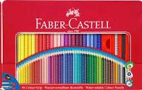 CAJA METAL C/48 LAPICES COLORES GRIP FABER CASTELL