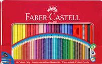 CAJA METAL C/48 LAPICES COLORES GRIP FABER CASTELL