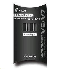 RECARGA PILOT V5/V7 RECARGABLE NEGRO
