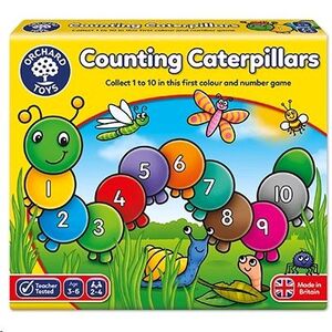 COUNTING CATERPILLARS NUM.COLORE 3-6 AÑOS