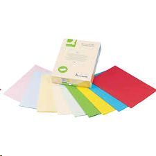 PAPEL 500 H. Q-CONNECT DIN 4A 80GR.5 COLORES SURT.