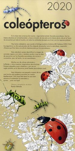 2020 CALENDARIO COLEOPTEROS.EDICIONS TRAVEL