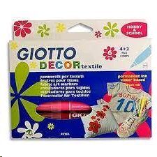 ROTULADOR FILA GIOTTO TEXTIL 6U         