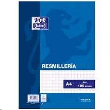 RECAMBIO OXFORD 100H A4 90G 4X4 SIN PERFORAR