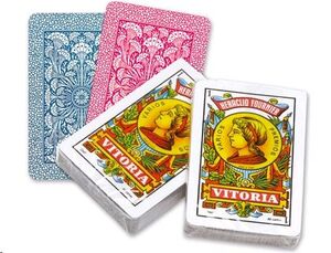 BARAJA .FOURNIER 40 CARTAS ROJAS                