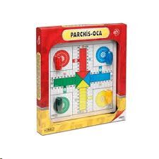 TABLERO PARCHIS OCA+ACC.MADERA