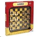 TABLERO AJEDREZ +ACC.MADERA/BLISTER 33X33