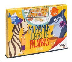 MI PRIMER JUEGO DE PALABRAS. JUEGO DE MESA INFANTIL 4-8 AÑOS