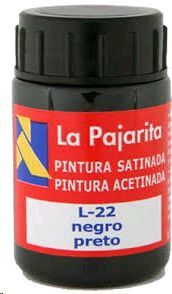 PINTURA PAJARITA NEGRO L-22                  