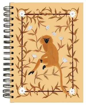 LIBRETA A5 TAPA DURA BRIANDA LANGUR DORADO