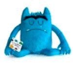 MONSTRUO DE COLORES PELUCHE AZUL