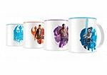 TAZAS CERAMICAS SET RESISTENCIA 4 MINI TAZAS CAFE STAR WARS EP VIII