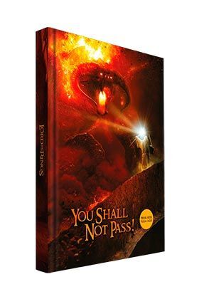 LIBRETA CON LUZ YOU SHALL NOT PASS EL SEÑOR DE LOS