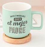 TAZA UNICO E INIGUALABLE ERES EL MEJOR PADRE