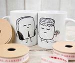 JOC DE 2 TASSES ´JUNTS ÉS MILLOR (I CASATS NI T´HO IMAGINES)´ MR. WONDERFUL