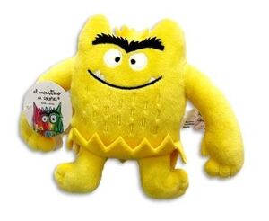 MONSTRUO DE COLORES PELUCHE AMARILLO (15 CM) ALEGR