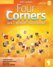 FOUR CORNERS LEVEL 1 FULL CONTACT WITH SELF-STUDY CD-ROM