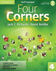 FOUR CORNERS LEVEL 4 FULL CONTACT WITH SELF-STUDY CD-ROM