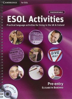 ESOL ACTIVITIES PRE-ENTRY BOOK + AUDIO CD