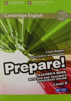 PREPARE! 6 TEACHER'S BOOK WITH DVD AND TEACHER'S RESOURCES ONLINE