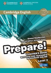 PREPARE! 2 TEACHER'S BOOK WITH DVD AND TEACHER'S RESOURCES ONLINE