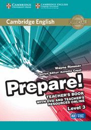 PREPARE! 3 TEACHER'S BOOK WITH DVD AND TEACHER'S RESOURCES ONLINE
