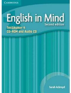 ENGLISH IN MIND LEVEL 4 TESTMAKER CD-ROM AND AUDIO CD 2ND EDITION