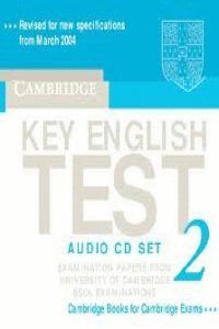KEY ENGLISH TEST 2 ( SET OF 2 AUDIO CDS ) ***CAMBRIDGE ***