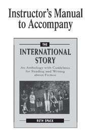 INSTRUCTOR'S MANUAL TO ACCOMPANY THE INTERNATIONAL STORY