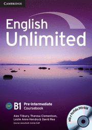 ENGLISH UNLIMITED PRE-INTERMEDIATE COURSEBOOK WITH E-PORTFOLIO