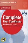 COMPLETE FIRST CERT WB + KEY CD
