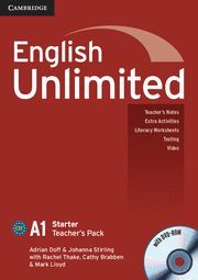 ENGLISH UNLIMITED STARTER TEACHER'S PACK (TEACHER'S BOOK WITH DVD-ROM)