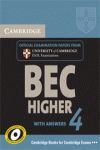 CAMB.BEC HIGHER 4.(SELF STUDY PACK).CAMBRIDGE-RUST