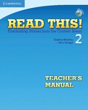READ THIS! LEVEL 2 TEACHER'S MANUAL WITH AUDIO CD