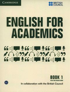 ENGLISH FOR ACADEMICS 1 BOOK WITH ONLINE AUDIO