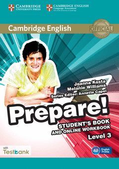 PREPARE! 3 STUDENT'S BOOK AND ONLINE WORKBOOK WITH TESTBANK
