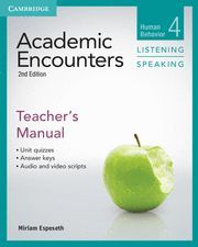 ACADEMIC ENCOUNTERS LEVEL 4 TEACHER'S MANUAL LISTENING AND SPEAKING 2ND EDITION