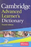 CAMBRIDGE ADVANCED LEARNER'S DICTIONARY WITH CD-ROM  4ED.2013 PAPERBACK