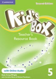 KID'S BOX LEVEL 5 TEACHER'S RESOURCE BOOK WITH ONLINE AUDIO
