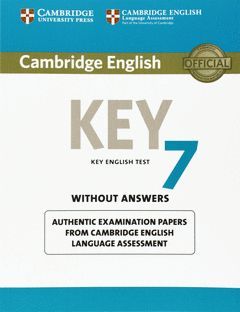 CAMBRIDGE ENGLISH: KEY (KET) 7 STUDENT'S BOOK WITHOUT ANSWERS