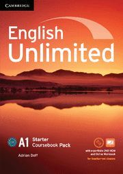 ENGLISH UNLIMITED STARTER COURSEBOOK WITH E-PORTFOLIO AND ONLINE WORKBOOK PACK