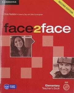FACE2FACE 2ND EDITION ELEMENTARY TEACHER'S BOOK WITH DVD
