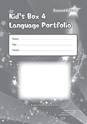 KID'S BOX LEVEL 4 LANGUAGE PORTFOLIO 2ND EDITION