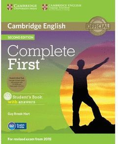 COMPLETE FIRST  STUDENT'S BOOK PACK (STUDENT'S BOOK WITH ANSWERS WITH CD-ROM, CL