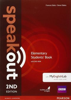 SPEAKOUT ELEMENTARY 2ND EDITION STUDENTS' BOOK WITH DVD-ROM AND MY LAB