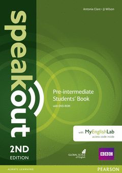 SPEAKOUT PRE-INTERMEDIATE 2ND EDITION STUDENTS' BOOK WITH DVD-ROM AND MY