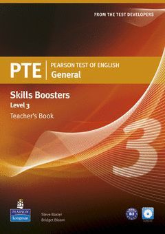 PEARSON TEST OF ENGLISH GENERAL SKILLS BOOSTER 3 TEACHER'S BOOK AND CDPACK