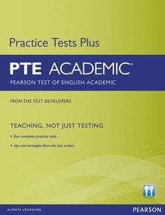 PEARSON TEST OF ENGLISH ACADEMIC PRACTICE TESTS PLUS AND CD-ROM       WI