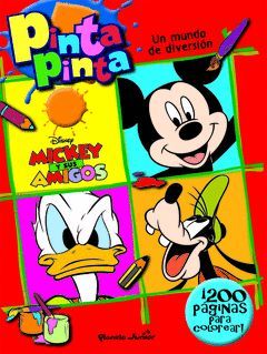MICKEY Y SUS AMIGOS.MUNDO.PINTA PINTA